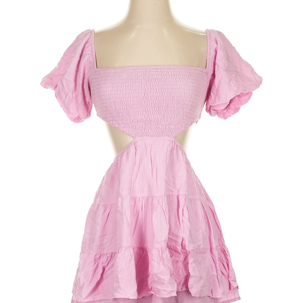 Elegant Pink Women's Dress